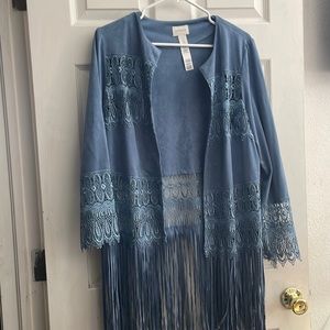 Chico’s Fringe jacket